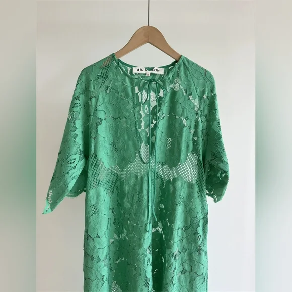 Mr. Larkin Lola Dress In Green - Picture 6 of 12